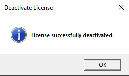 LicenseManagerDeactivation