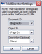 TrialDirector Settings dialog box