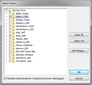 Select Folders dialog box