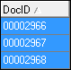 Records sorted by field in ascending order