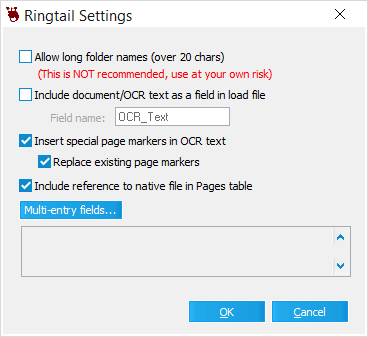 ExportRingtailSettings