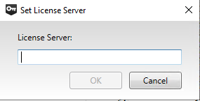 Set License Server dialog box