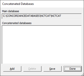 ConcatenatedDatabases