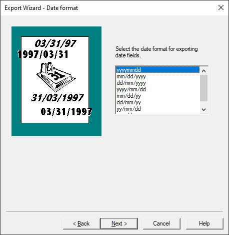 ExportWizardDateFormat