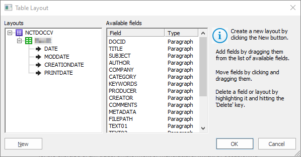 TableLayout