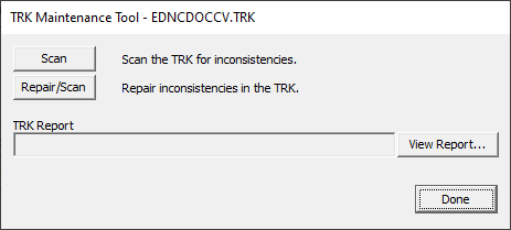 TRKMaintenanceTool