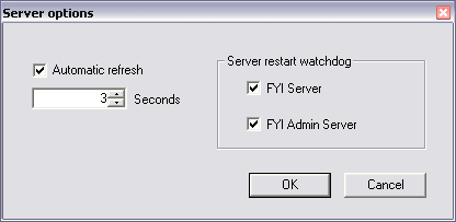 FYIS_Server_options_dialog