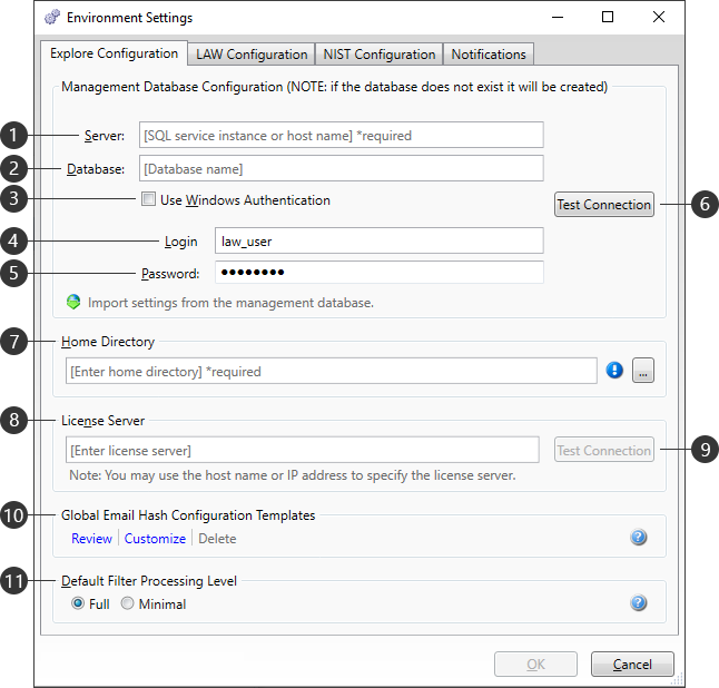 EnvironmentSettingsExploreConfiguration