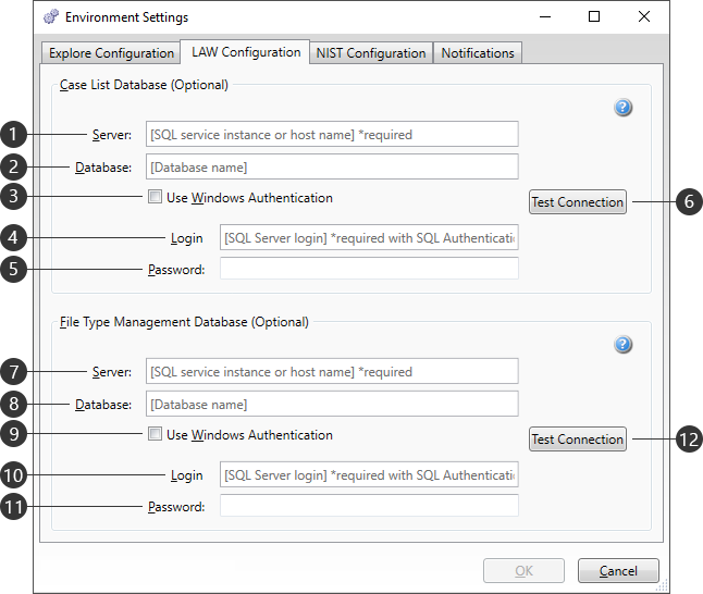 EnvironmentSettingsLAWConfiguration