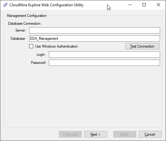 ExploreWebConfigUtilManagementConfig