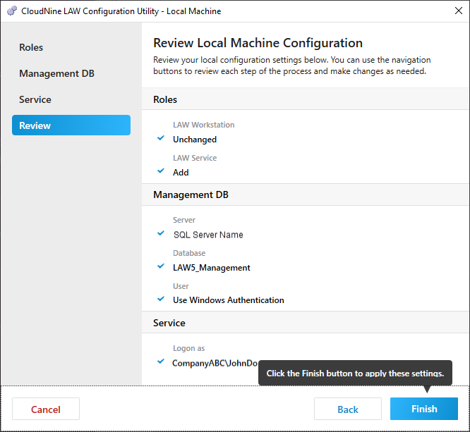 ConfigUtilityLocalReview