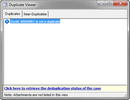 Duplicate Viewer dialog box