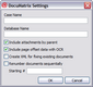 DocuMatrix Settings dialog box