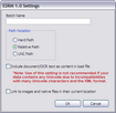 EDRM 1.0 Settings dialog box