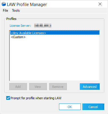 LAWProfileManagerConfigured