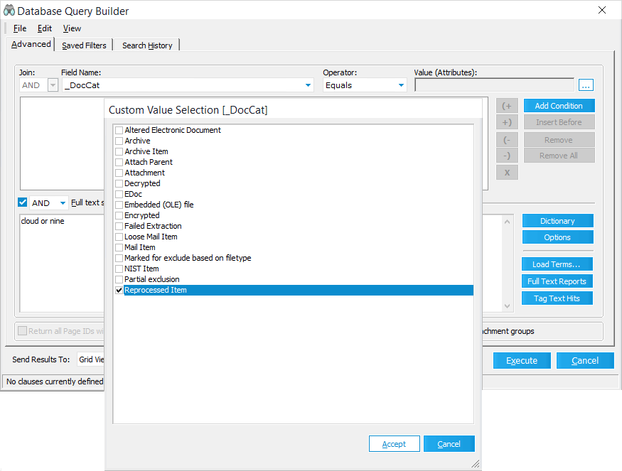 QueryBuilderReprocessedItems