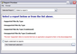 Report Preview dialog box