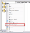 Summarize Images on the right-click menu