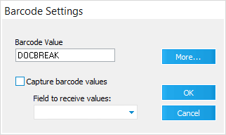 BarcodeSettings