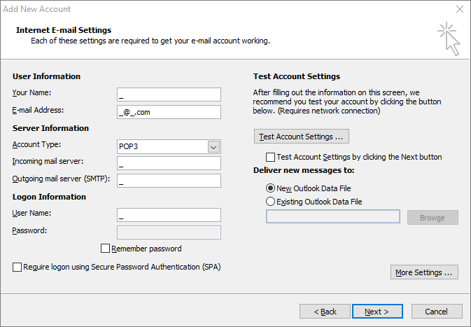 DummyOutlookAccountSettings