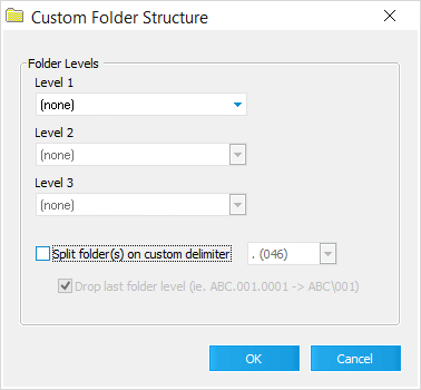 ExportCustomFolderStructure