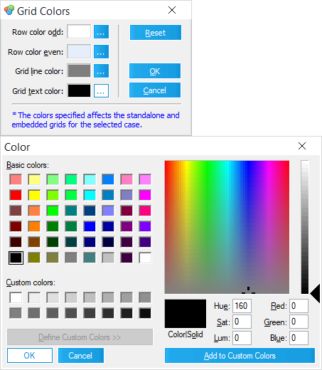 GridViewColors