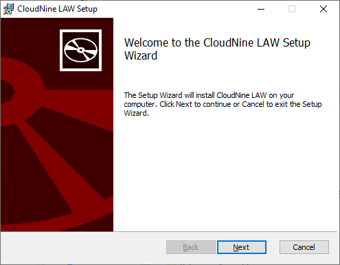 CloudNine LAW Screenshot