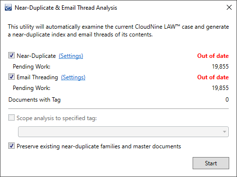 NearDuplicate&EmailThreadAnalysis