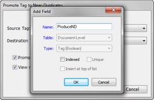 Add Field dialog box
