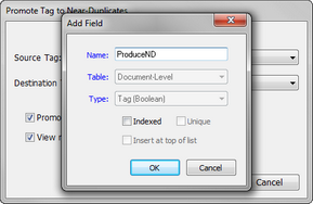 Add Field dialog box
