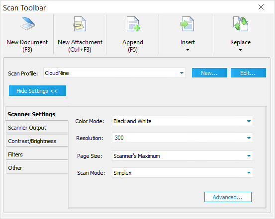 ScanToolbarScannerSettings