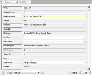 HasBookmarks and BookmarkName fields